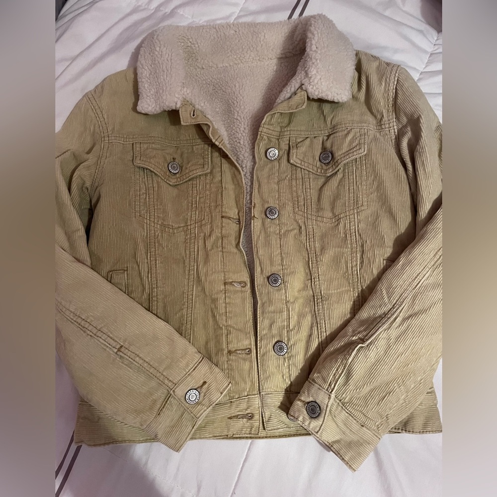 Yellow Vintage Corduroy Jacket